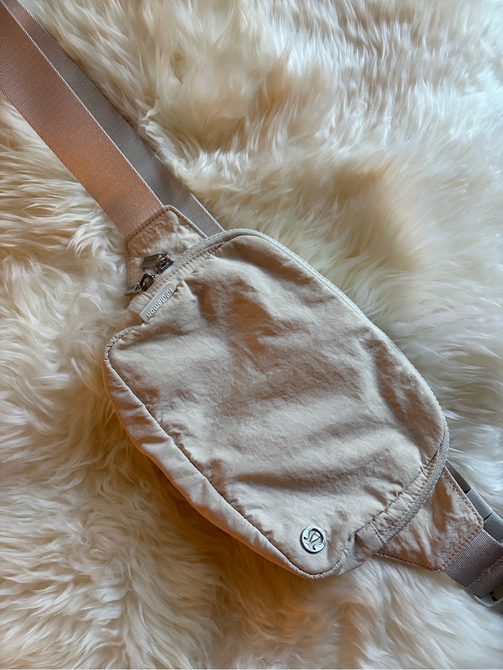 Lululemon Everywhere Belt Bag 1L White Nylon Crossbody Fanny Pack
